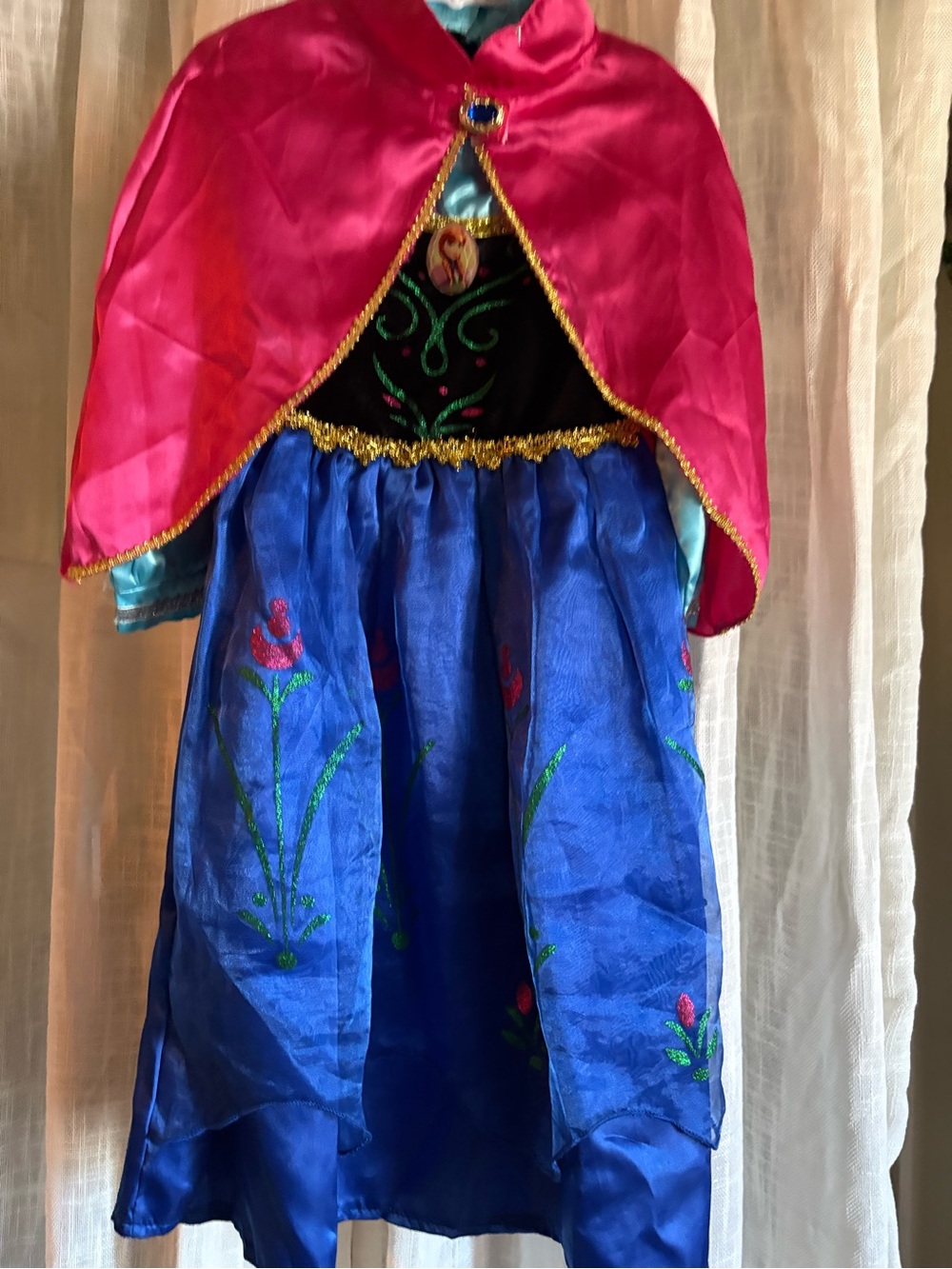 Disney Princess Anna Costume with Cape